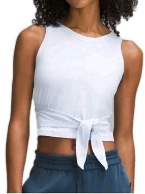 lululemon Wrap Yoga Tank White